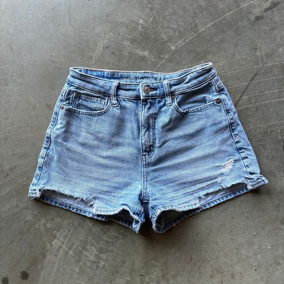 American Eagle Outfitters Pants - American Eagle Outfitters Mom Shorts Women's Size 2 Blue Medium Wash Denim